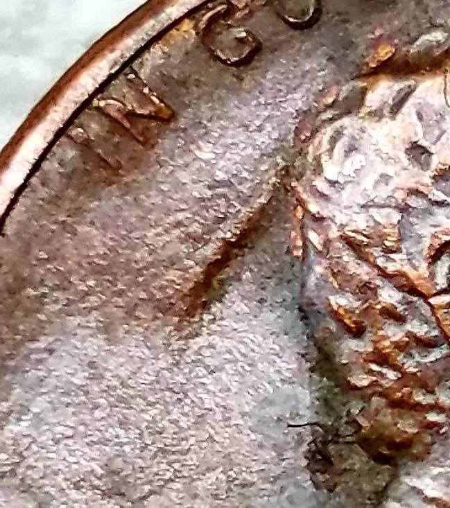 1985-D-Lincoln-Large-Crease/Crack-On-Obverse?